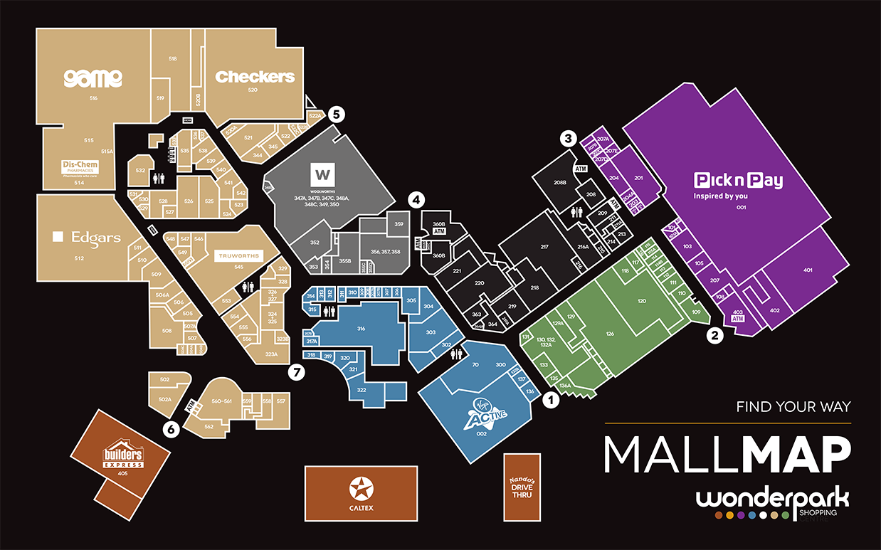 Victoria Mall Map